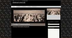 Desktop Screenshot of amirahansaar.com