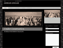 Tablet Screenshot of amirahansaar.com